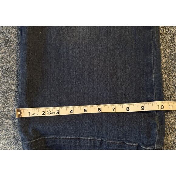 Anthropologie Pilcro Wharfside Jeans Women’s 32 Blue High Waist Wide Leg Cropped - Picture 16 of 16